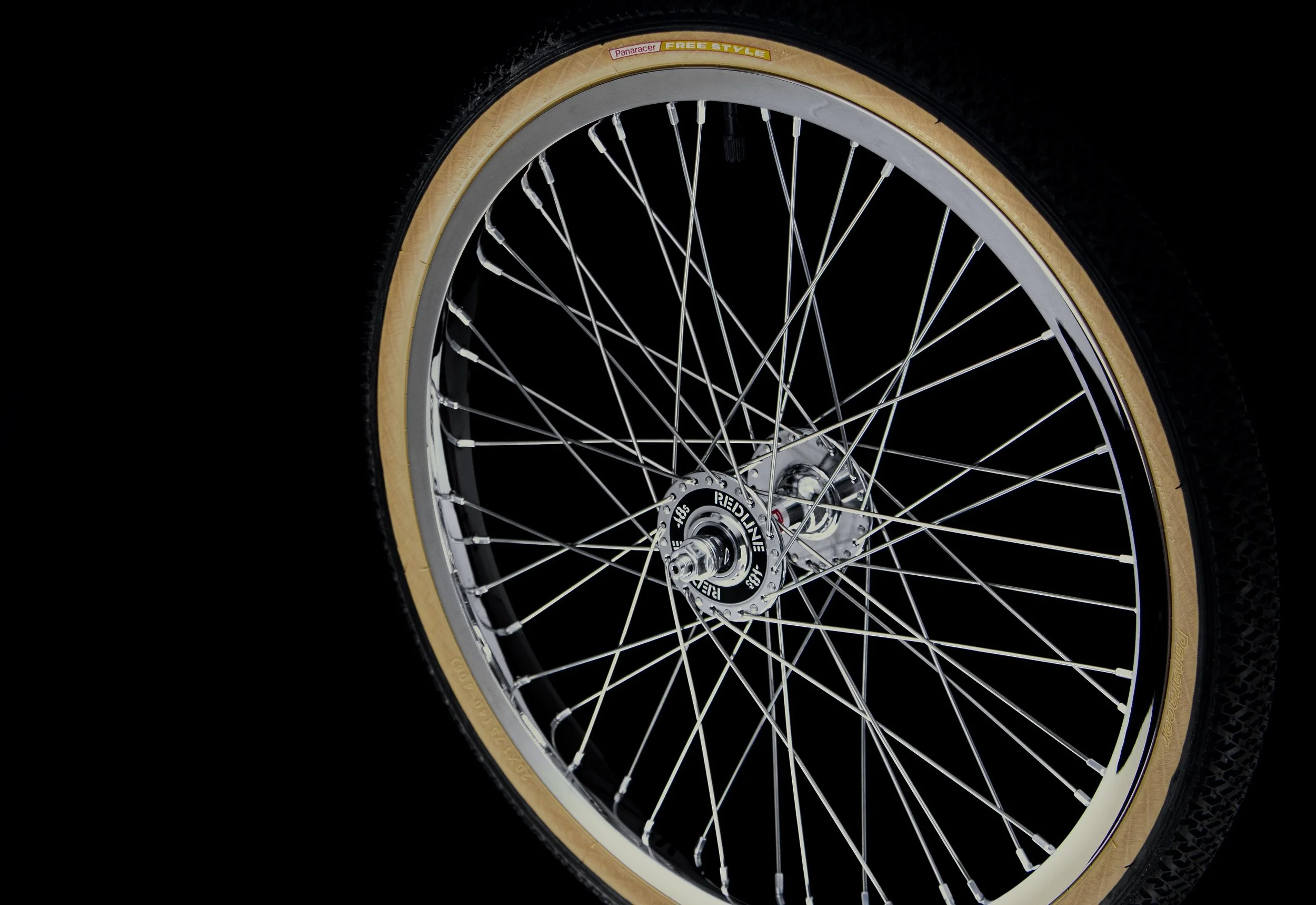Redline Vintage 48 Wheels and Panaracer Freestyle Tires — Redline